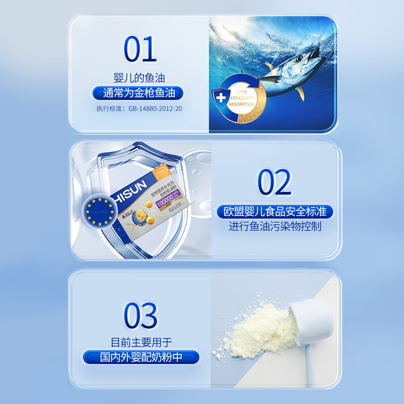 海正动保母婴级金枪鱼油粉少掉毛犬猫通用适口性好营养补充剂  【42g】3g*14支/