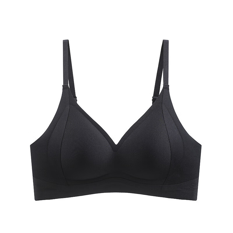 提拉内衣女小胸聚拢收副乳固定杯防下垂夏季薄款无钢圈无痕文胸罩 嫩粉色 3XL 【42/95ABC 150-165斤】