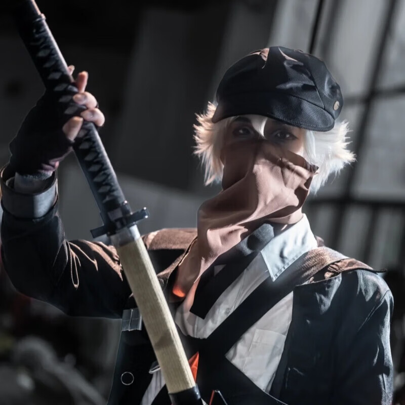 班达熊红刀哥cos服明日方舟整合运动复仇者cosplay角色扮演卡通周边c服 红刀哥假发+发网(均码) S