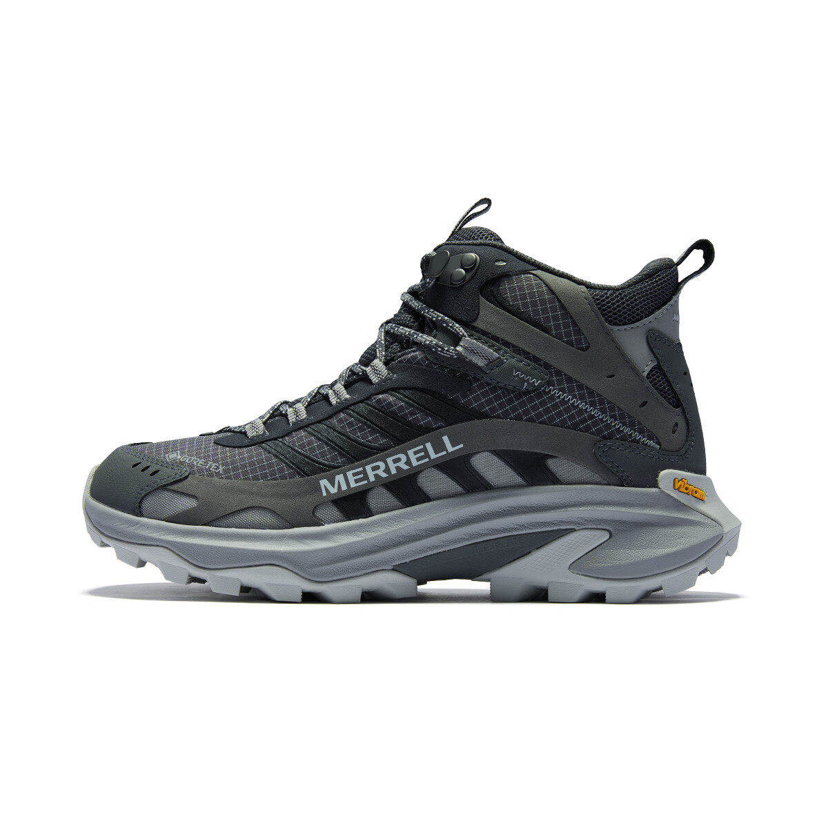 迈乐（Merrell）MOAB SPEED 2 MID GTX防滑轻量越野跑徒步鞋 柏油灰（男） 40