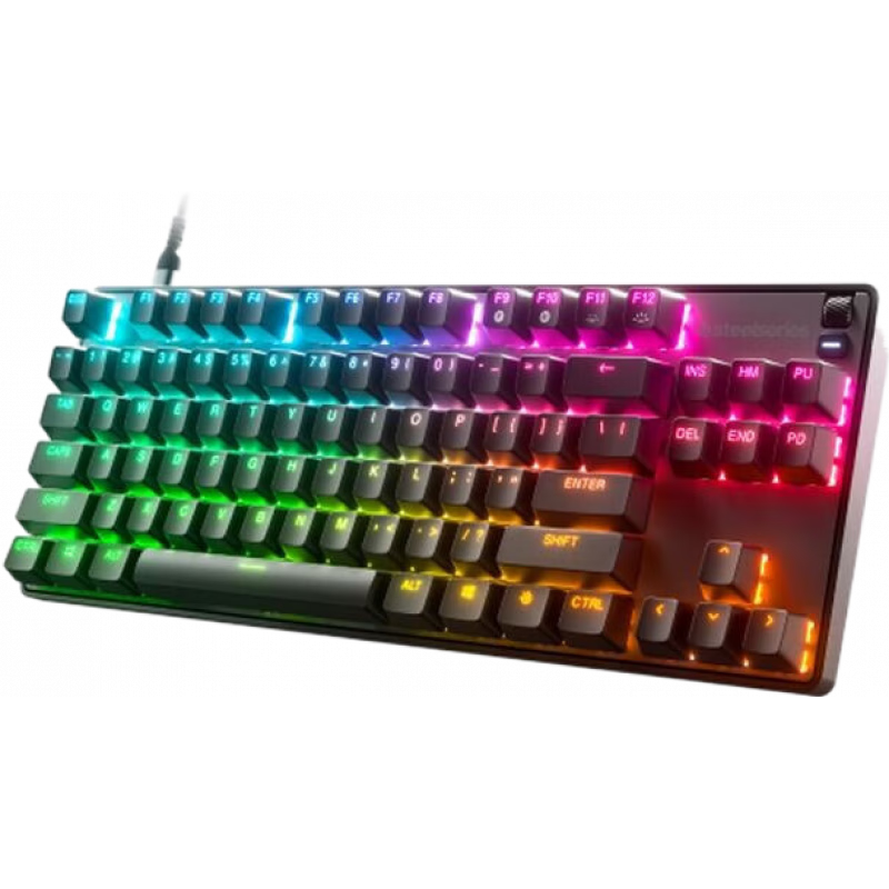 賽睿（SteelSeries）APEX 9 TKL有線游戲鍵盤機械鍵盤吃雞RGB照明 US ENGLISH