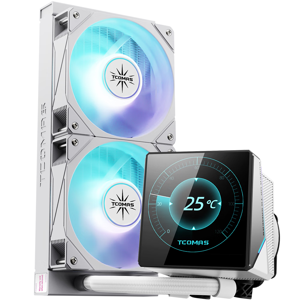 TCOMAS LG600 240ɫ һʽCPUˮɢ 3.95ӢIPSĻ ARGBЧ ֧intel/AMD 508Ԫ Ӫ