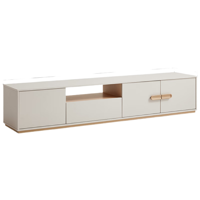 林氏家居现代简约落地电视柜岩板茶几小户型客厅2025新款方满系列RG2M