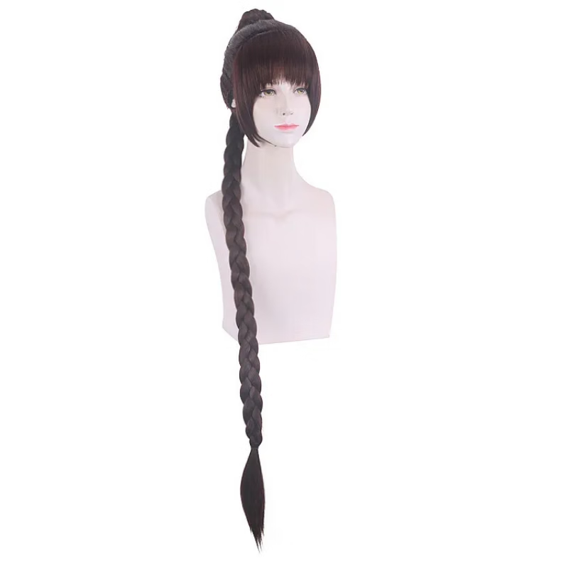 萌奇堡小舞cos服 斗罗大陆动画小舞黑兔战斗服装cosplay二次元卡通周边 假发+发网【辫子款】 S