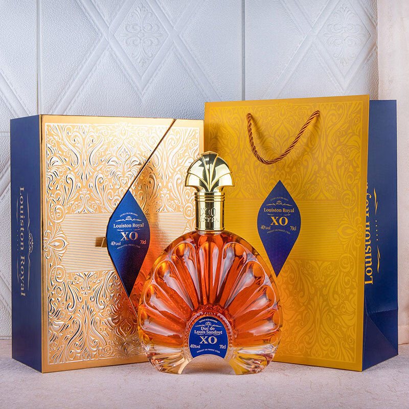 LOUISTON ROYAL皇家路易斯顿法国XO白兰地 700ml 40度 法国原瓶原装进口 洋酒 皇家路斯顿特醇XO 700mL 1瓶 配礼盒