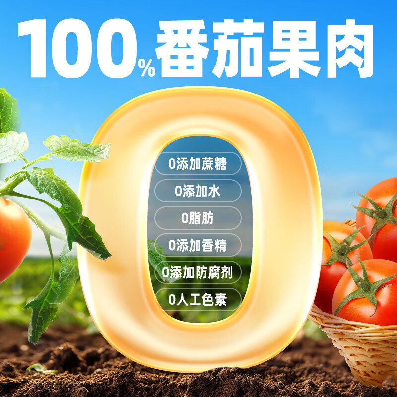 屯河内蒙新疆番茄丁自然成熟新鲜番茄切块无添加剂0脂肪西红柿块罐头 番茄丁390g【有效期至27年8月】 6罐