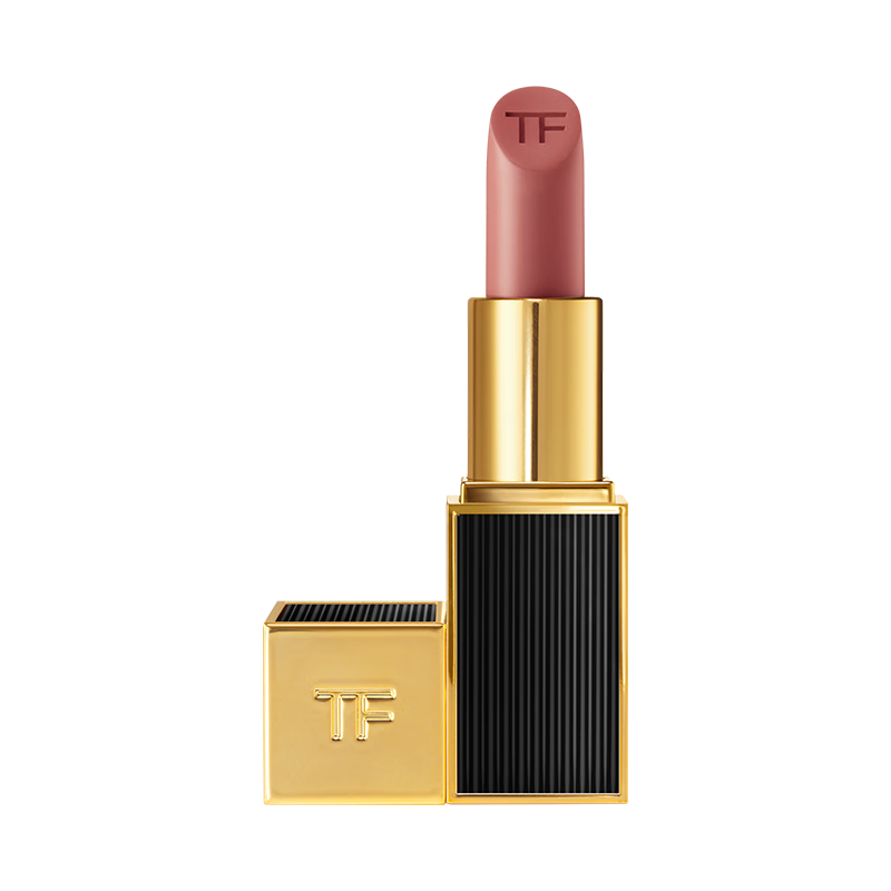 TOM FORD魅夜兰花限定黑管水感缎光TF151口红裸粉色 唇膏化妆品生日礼物女