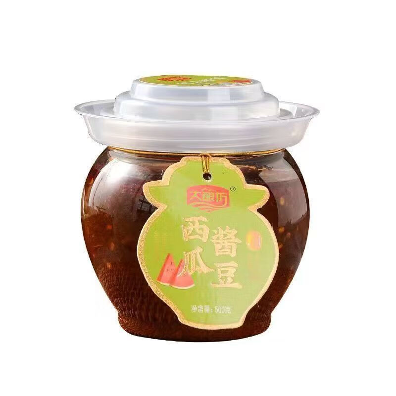oimg河南酱豆老式正宗西瓜酱豆河南老式辣椒酱豆拌饭酱炖菜酱夹馍酱