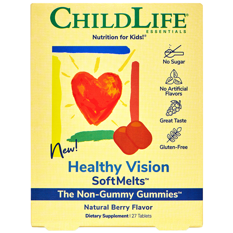 ChildLife童年時(shí)光葉黃素兒童護(hù)眼軟糖小布丁27片老爸測(cè)評(píng)含維生素a