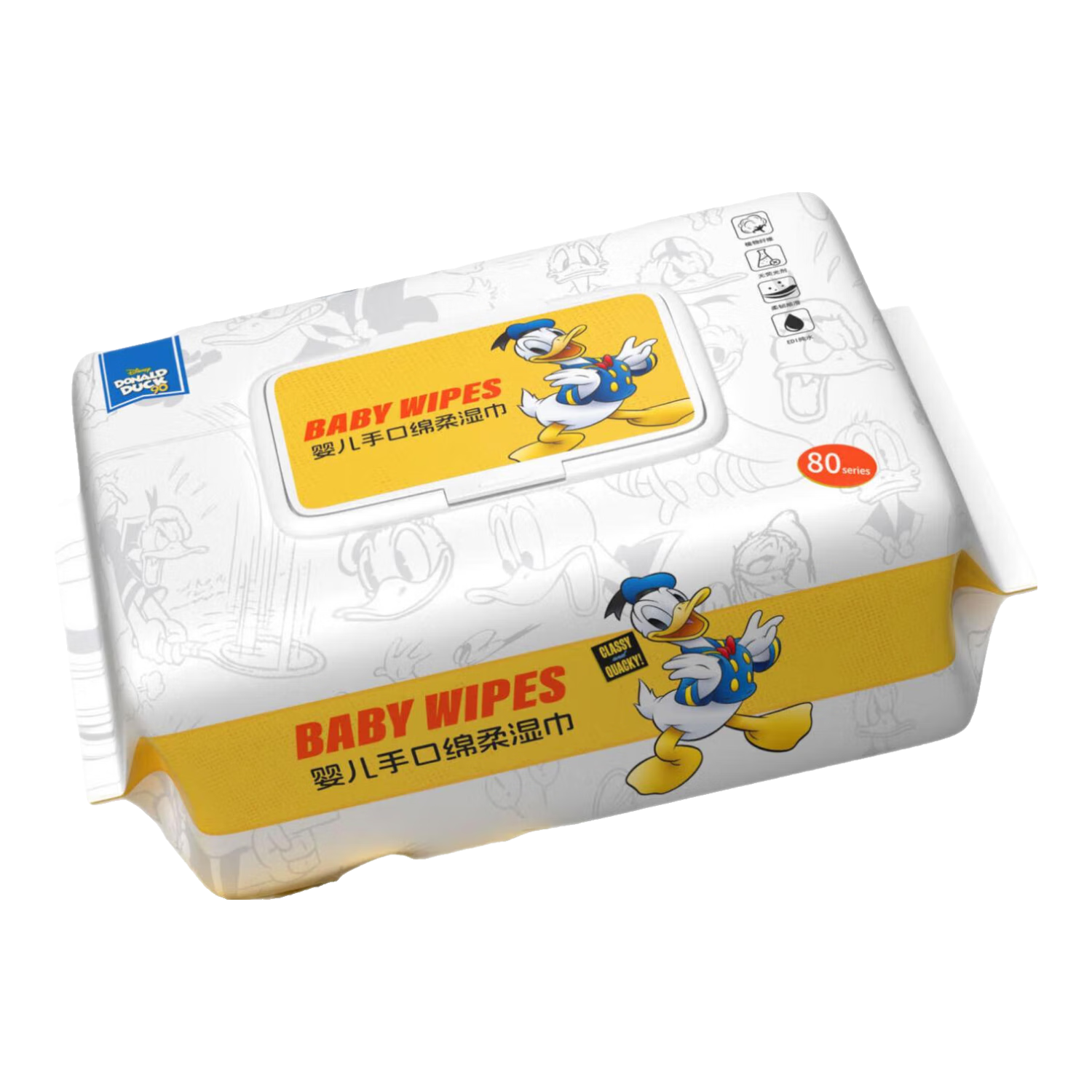 �ۺ��ܴ��ʪ�� 40��*2��װ ��80�� ����Ӥ���ֿ�ƨ���ֽ�� 1.99Ԫ