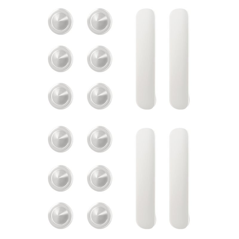 固特（GUTE）防撞貼硅膠防撞條門(mén)把手防撞神器冰箱門(mén)后防碰撞門(mén)頂透明墊組合裝