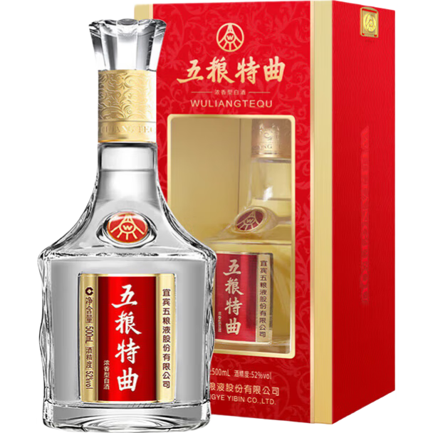 Wuliangye/����Һ �������� 52�� Ũ���� 500ml 1ƿ 124Ԫ