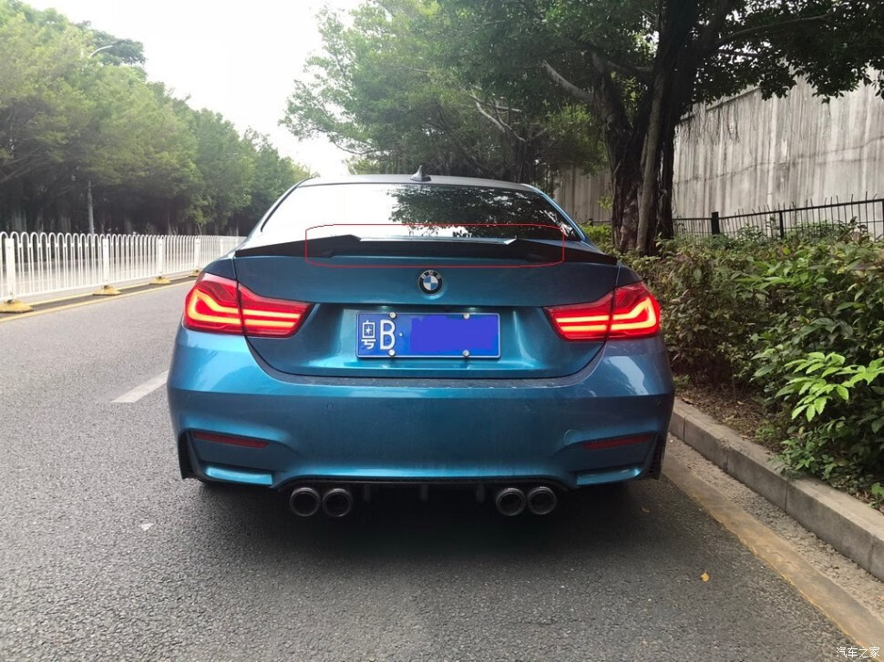 芒芒适用宝马4系f32f33f36尾翼四系420i425i428i430i改装刀锋碳纤 免