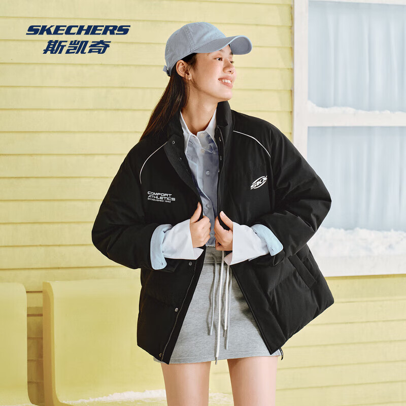 ˹���棨Skechers�����޷���Ůͬ����̿�����Ѽ�ޱ�ů�������ˮ�Ƽ��п˷������� ��ʯīϩ�Ƽ���̼��/0018 L 299Ԫ