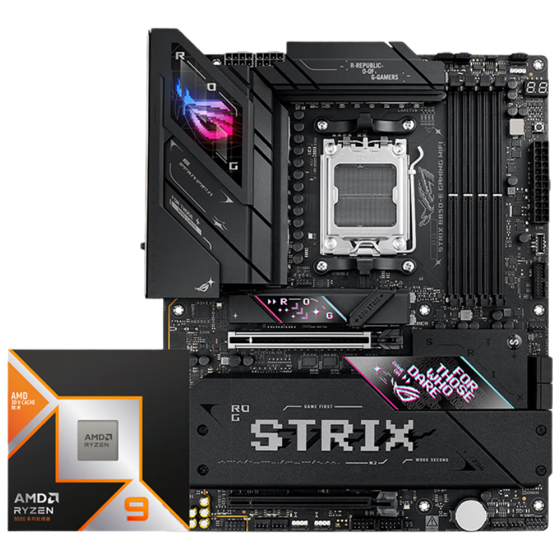 AMD ���� R7 9800X3D �� ��˶ ROG STRIX B850-E GAMING WIFI ���� CPU��װ 5899Ԫ