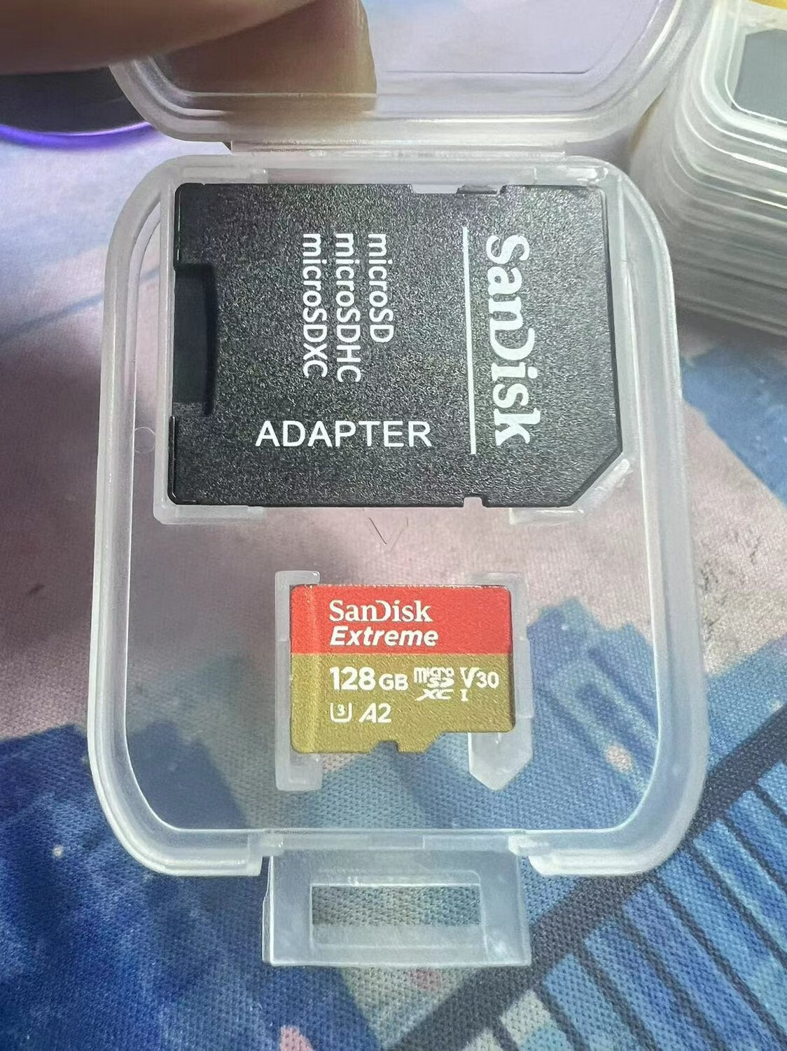 闪迪sandisk闪迪tf128g内存卡高速tf卡手机卡gopro大疆无人机存储卡u3