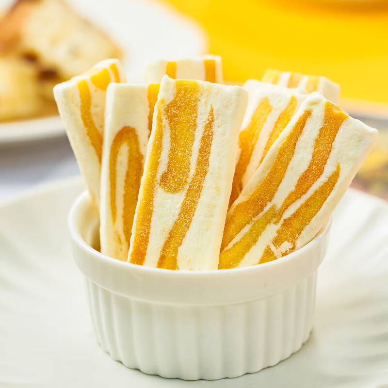 品鋪掌柜（SampleMan）輕乳奶香芒果干蜜餞牛乳奶香芒果奶糕500g奶磚水果干零食 奶香芒果罐裝250g（滿滿果肉）