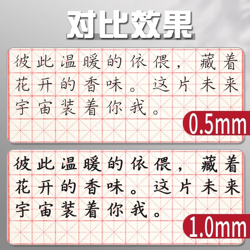 得力签字笔商务高档中性笔1.0mm签名笔大容量黑色粗芯水笔男士硬笔字书法练字笔学生子弹头拔帽粗头笔 【10支替芯】大容量 6936
