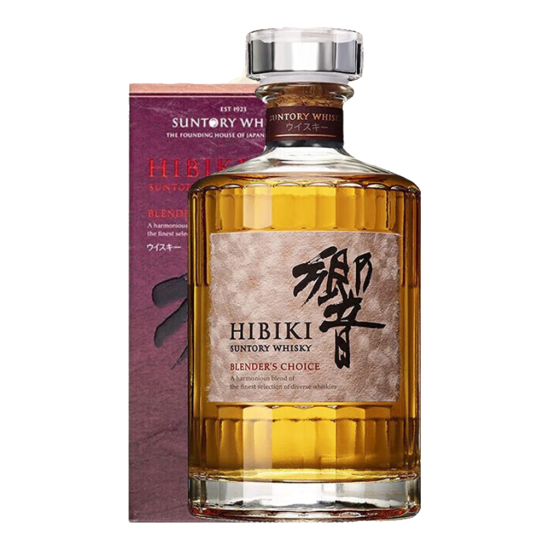 響(Hibiki)紅酒桶 日本 調(diào)和型威士忌 700ml 43度 禮盒裝 進口洋酒 年貨送禮