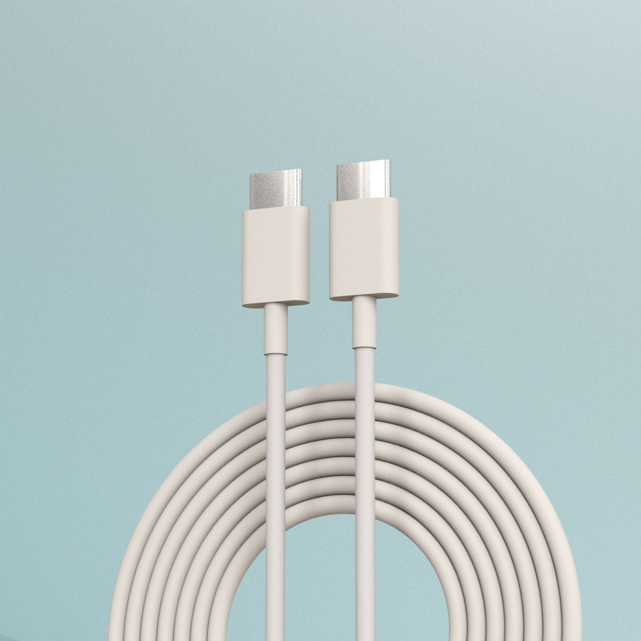 绿效140W磁吸快充线笔记本电脑充电线Magsafe3电源线Type-C转T型接口适用2024款MacBookAir/pro2米 双typec线PD100w超级闪充