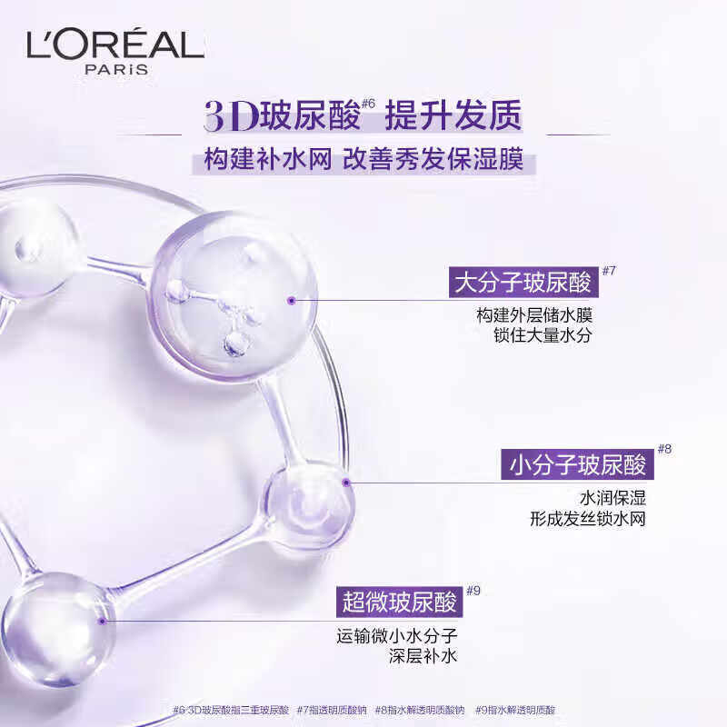 欧莱雅玻尿酸水光蒸汽发膜帽加热女柔顺顺滑护发补水保湿改善毛躁 【尝鲜】玻尿酸蒸汽发膜1片