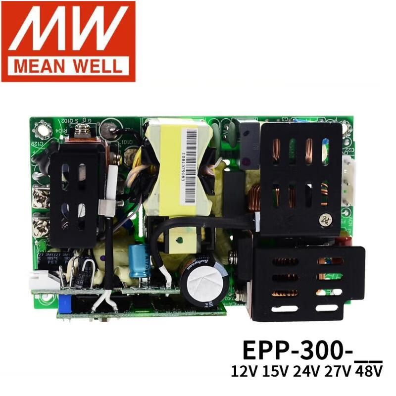 明纬(MEANWELL)EPP-300系列 300W具有PFC功能单组输出开关电源 EPP-300-24丨24V12.5A
