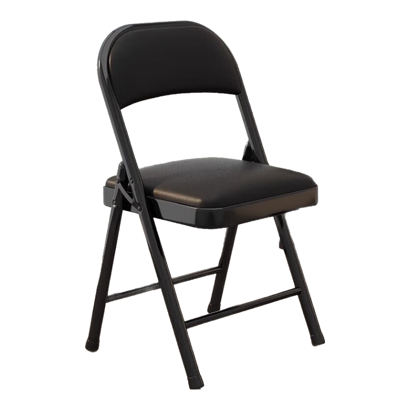 华音轩椅子可折叠椅办公会议椅宿舍出租房简易家用电脑椅靠背椅餐椅凳子