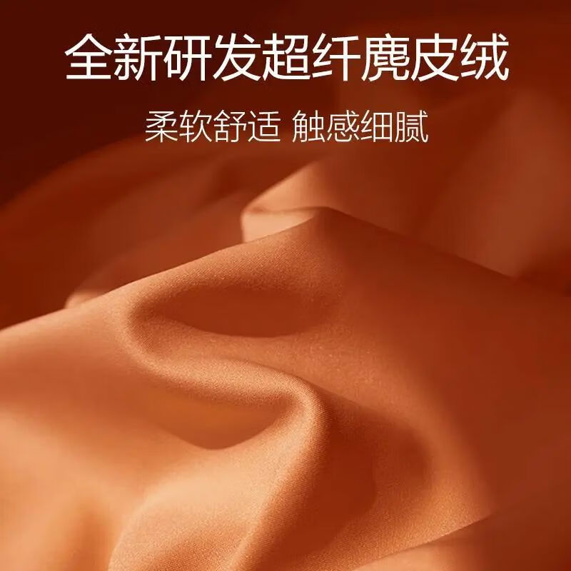 语森忆适用25款魏派蓝山汽车魏牌腰靠垫护颈枕WEY装饰配件用品方型头枕 魏派蓝山麂皮绒带车标橙色头枕