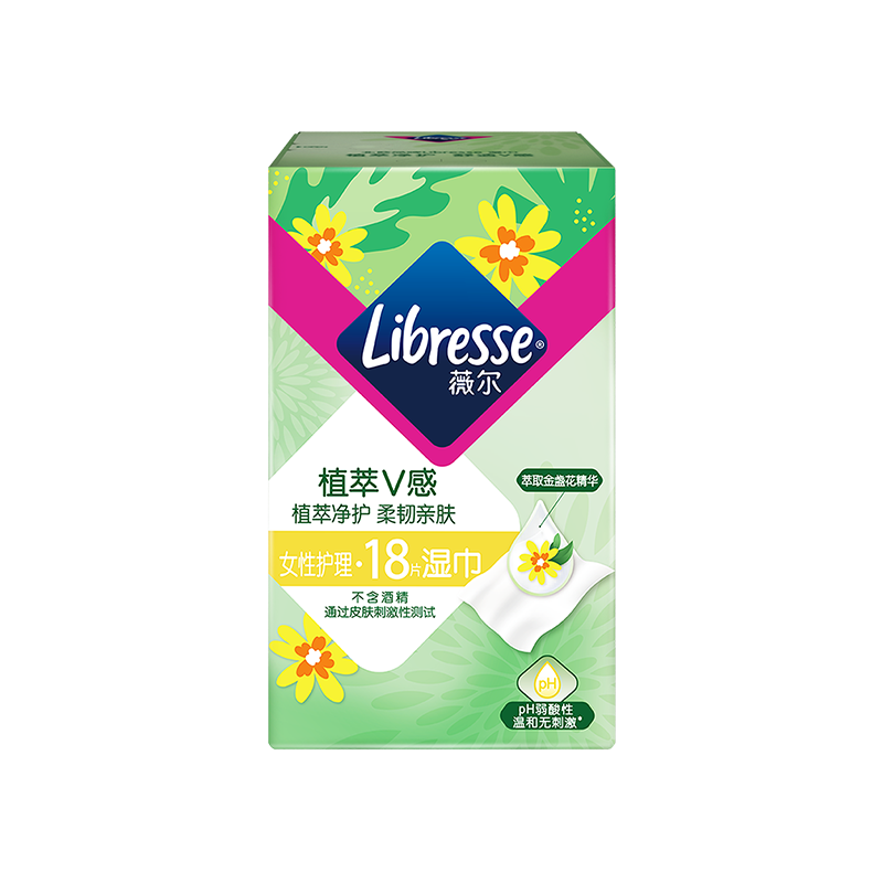  Libresse ֲ��V��Ů��ʪ�� 18Ƭ 8.77Ԫ