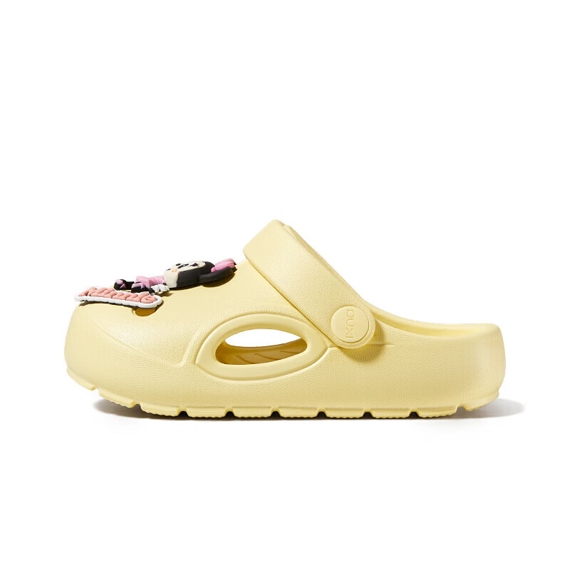 朴西迪士尼米奇米妮儿童洞洞鞋夏季防滑透气凉鞋男童女童沙滩鞋 米妮黄 26-27 （180mm）