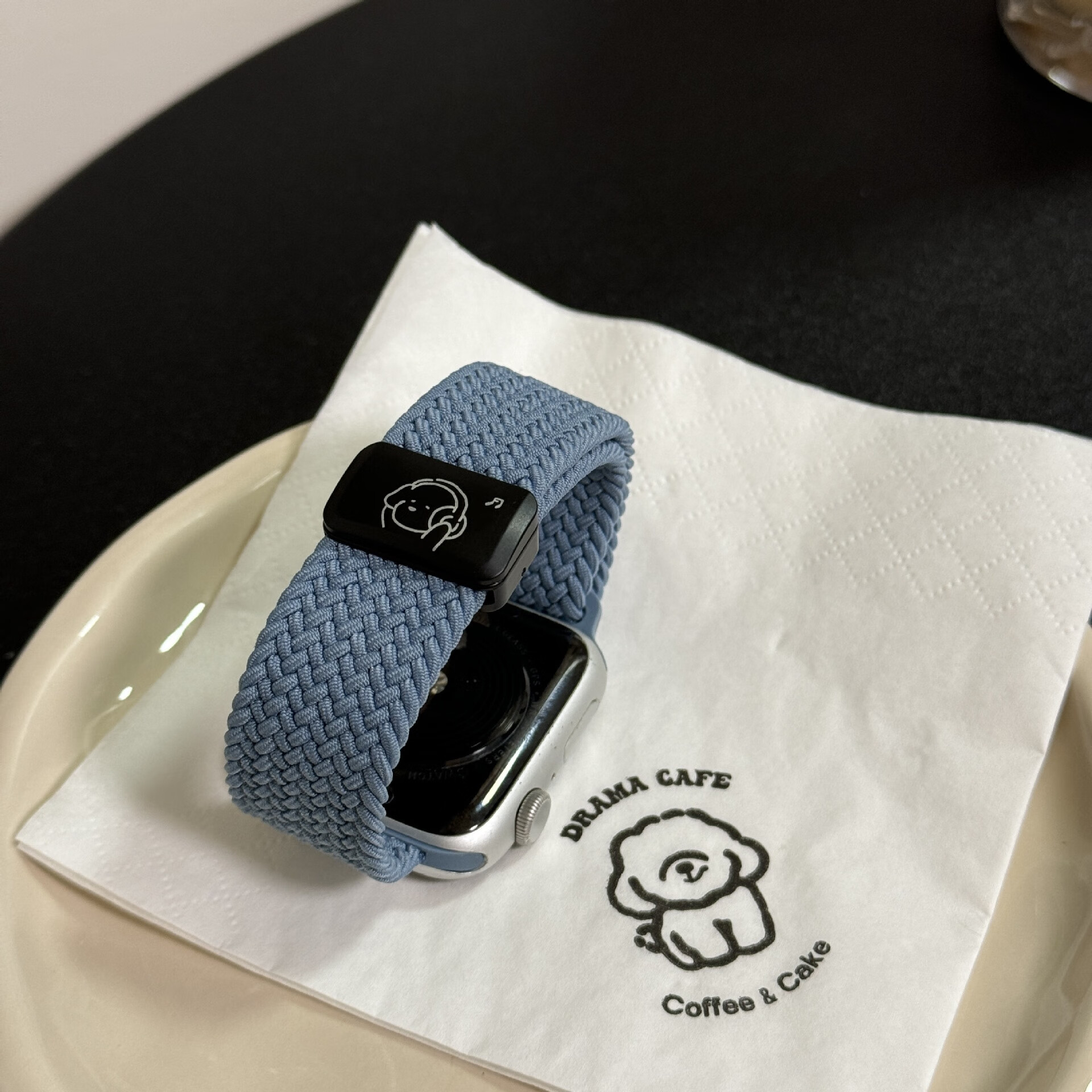 适用S11苹果手表表带S10尼龙编织腕带iwatch9可爱磁吸扣S8夏季SE透气Applewatch567男女运动替换带 烟紫色-磁吸扣 适用s10/s11通用 42mm