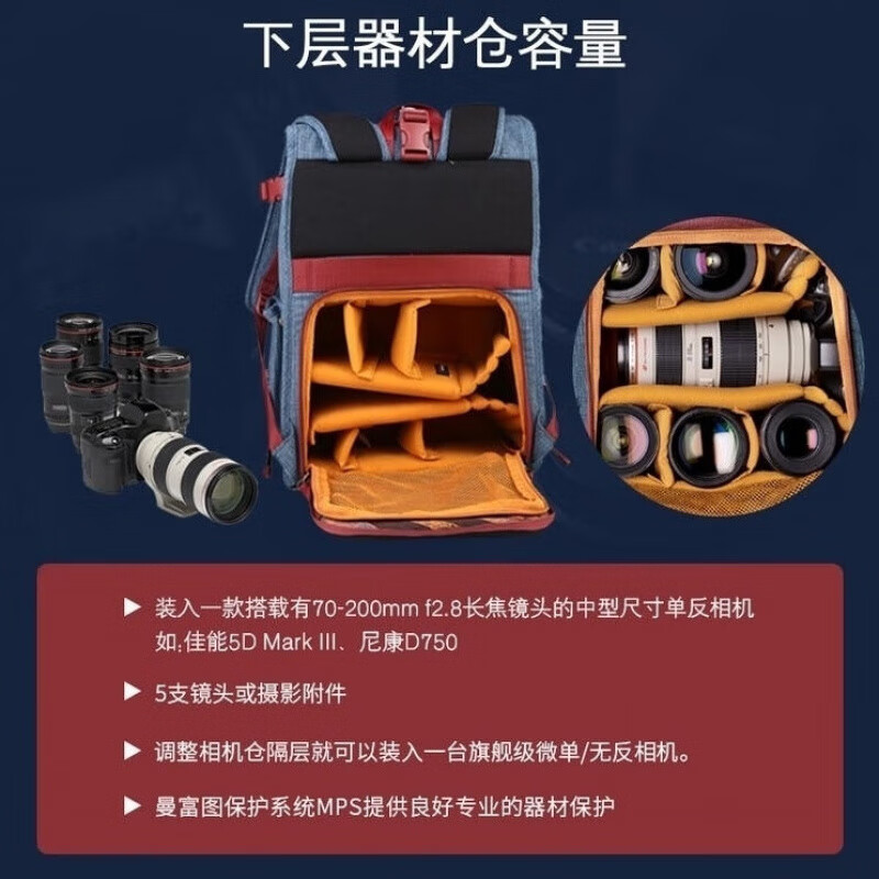 国家地理(National Geographic)澳大利亚NG AU5350男士旅行包登山包双肩包相机单反数码户外电脑背包摄影包 设备镜头包 国家地理-NG AU5350