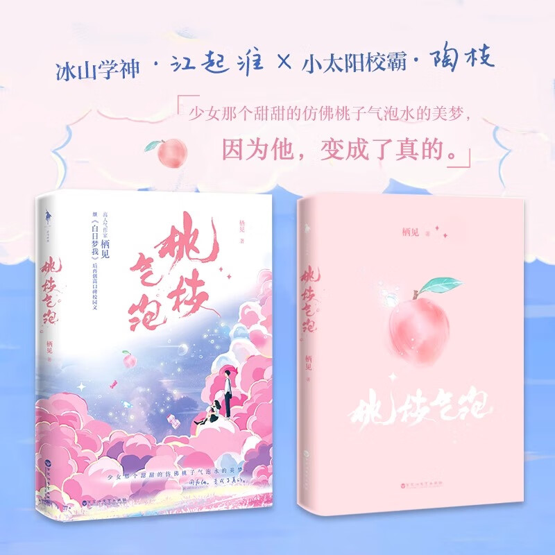 正版现货《桃枝气泡》全2册 栖见 继《白日梦我》后 再创高口碑校园文
