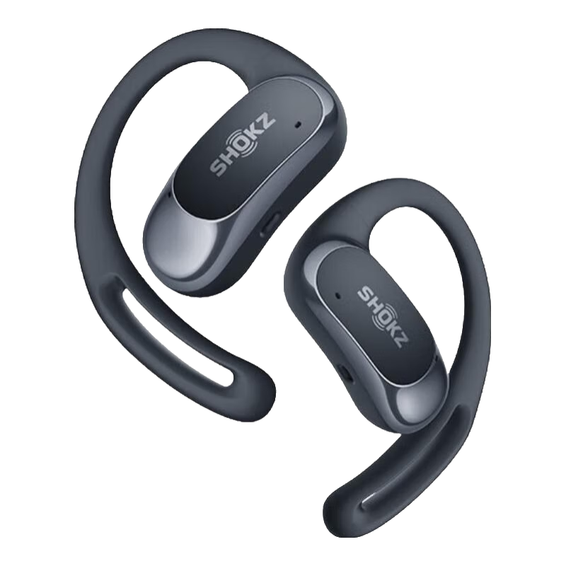 韶音（SHOKZ）【七夕礼物】OpenFit Air T511开放式蓝牙耳机挂耳式不入耳快充长续航非骨传导运动跑步降噪耳机 玄武黑-京仓 快至当/次日达