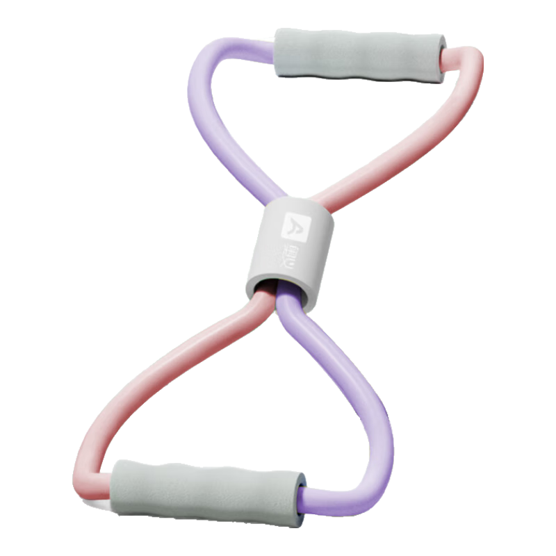 奧義8字拉力器普拉提瑜伽拉伸帶拉力繩八字拉力圈臂力開(kāi)肩美背 粉藍躍動(dòng)