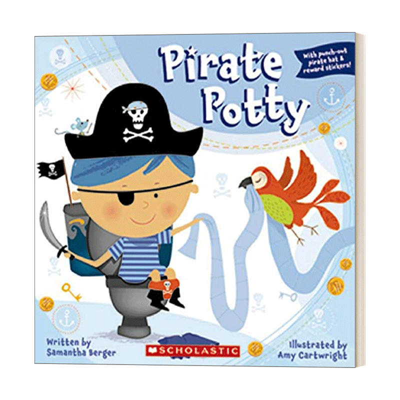 英文原版 pirate potty  海盗便盆 英文版 进口英语原版书籍