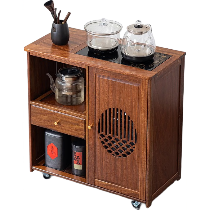 思薇夢(mèng)可移動(dòng)茶臺(tái)茶車(chē)家用茶水柜實(shí)木小茶桌茶幾功夫茶具套裝燒水壺一體 單個(gè)/實(shí)木單抽屜+無(wú)蓋板 小茶柜