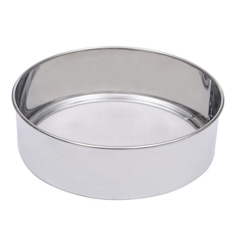 御良材 304不锈钢加厚圆形粉筛40目(整体304) 糖粉过滤网 筛网 细孔筛