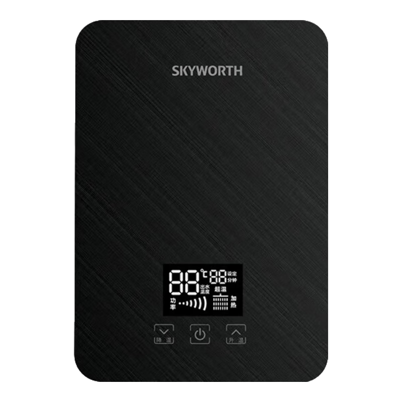创维（Skyworth） 即热式电热水器电家用加热器速热洗澡器小型淋浴加热宝即开即热快速加热恒温洗澡机免储水 6050W 铸铝【销售TOP1/智能恒温】空开 上门安装