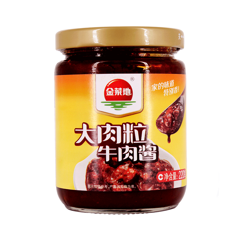 金菜地牛肉醬下飯菜拌飯醬拌面烹飪調(diào)味醬火鍋底料調(diào)味料方便速食