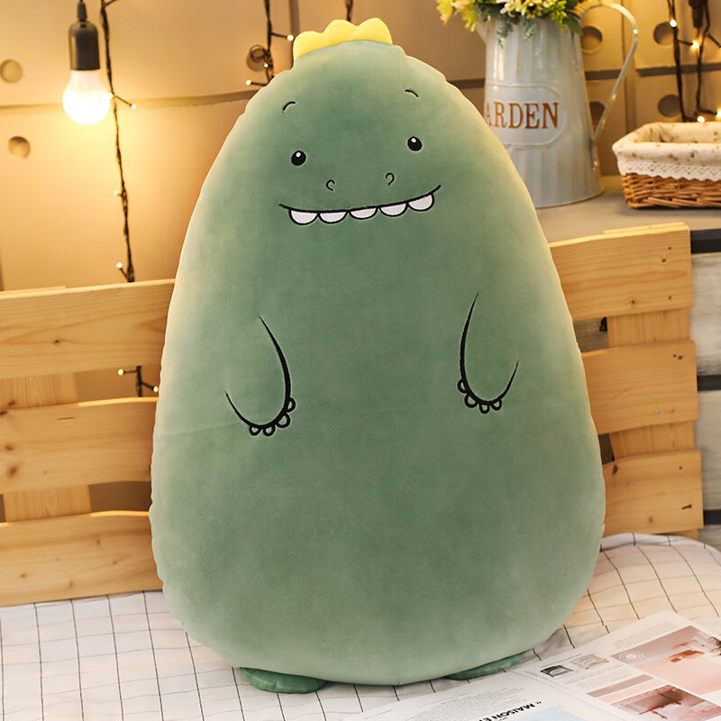 恐龙抱枕毛绒玩具可爱女生睡觉长条枕靠垫公仔 恐龙 50cm