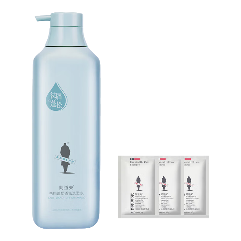 阿道夫洗发水沐浴露套装 香氛洗发露祛屑蓬松控油舒缓留香洗头膏 男女士 祛屑蓬松香氛洗发水518ml
