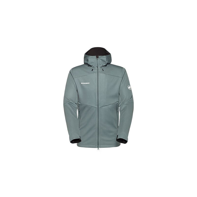 MAMMUT猛犸象 Ultimate VII七代防风软壳冲锋衣欧版张若昀同款 灰色 XL