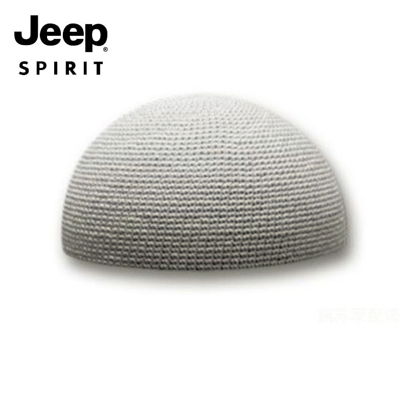 JEEP手工无檐瓜皮帽男女四季薄款长辈礼物中老年李雪健同款地主帽棉 黑色 S(54-56cm)