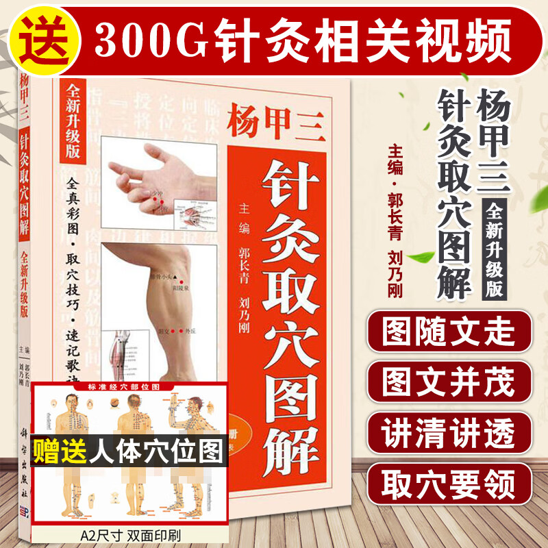 现货 杨甲三针灸取穴1图解 取穴技巧 速
