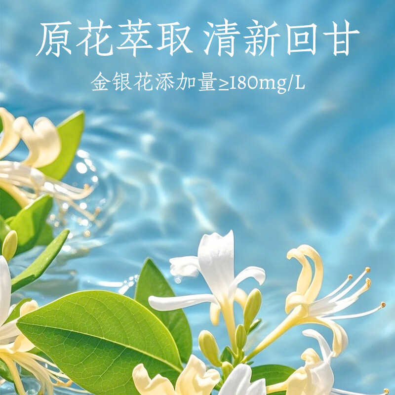 宜简金银花饮品450ml*15瓶 清润即饮草本植物饮料 0脂0防腐剂整箱装 450ml*15瓶