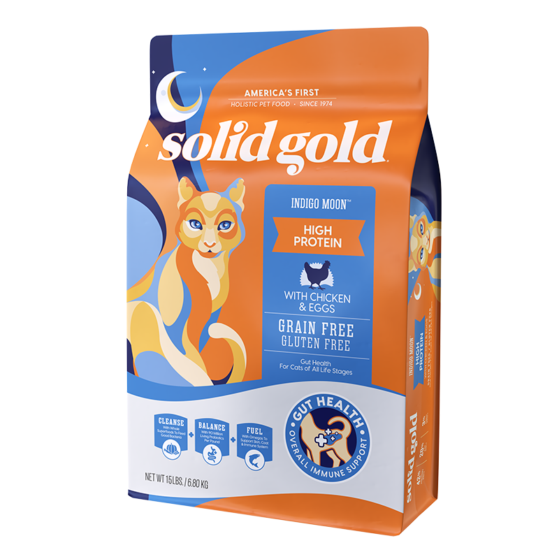 素力高（SolidGold）进口高蛋白金装金素鸡长肉营养成猫全价猫粮15磅/6.8kg