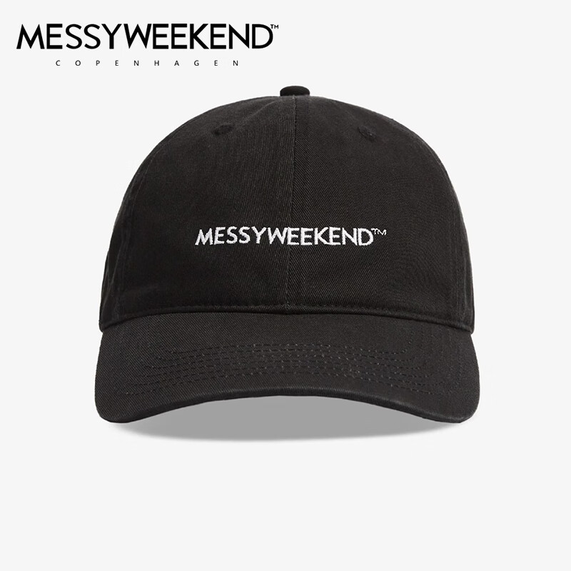 MESSYWEEKEND 鸭舌帽男女同款夏季透气百搭棒球帽 防晒遮阳空顶帽户外运动帽子