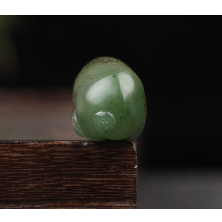 梵峙和田玉新疆籽料碧玉貔貅挂件守护吊坠玉坠把件 默认