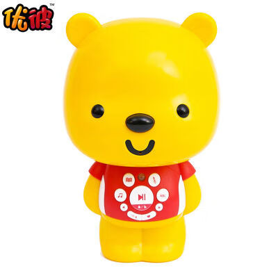 優(yōu)彼（ubbie）優(yōu)彼早教機小熊優(yōu)比故事機兒童玩具寶寶安撫音樂播放器可充電下載 紅色